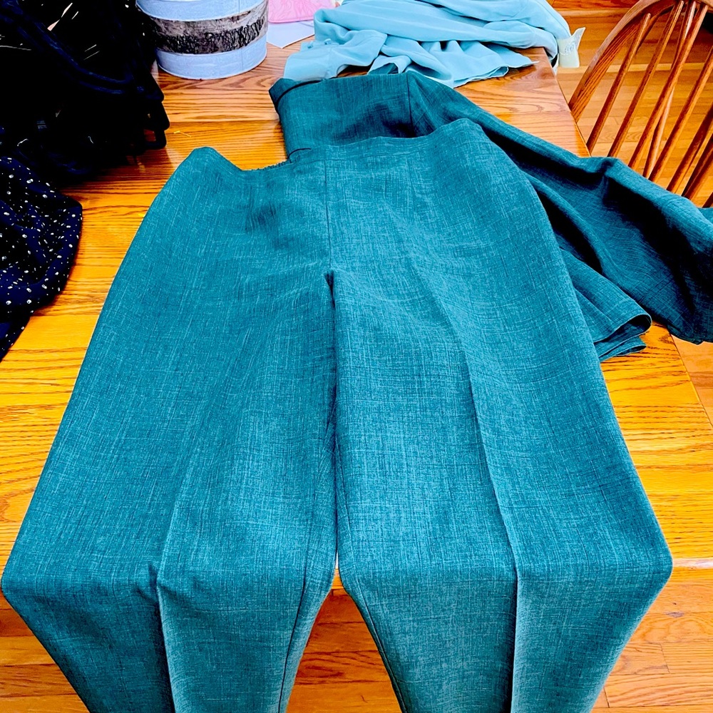 PROPHECY VINTAGE Green PANT SUIT - Picture 5 of 7